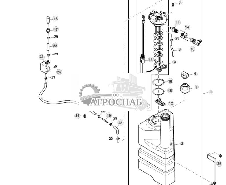 Бак жидкости для очистки дизельных выхлопных газов - ST911931 1094.jpg